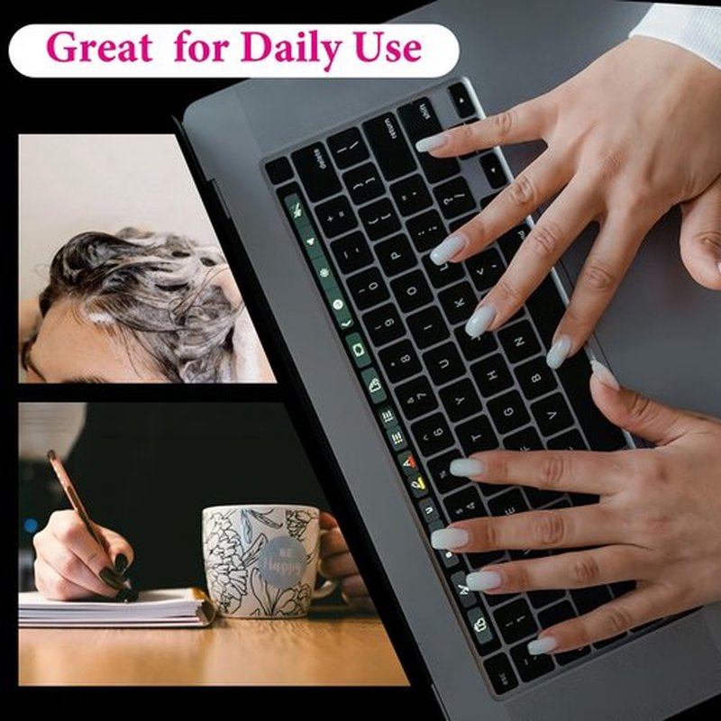 Fomkrio 1200Pcs Nail Adhesive Tabs, Extra Large Sticky Tabs for Nails, 50 Sheets Double Sided Thick & Strong Glue Stickers for Press on Manicure