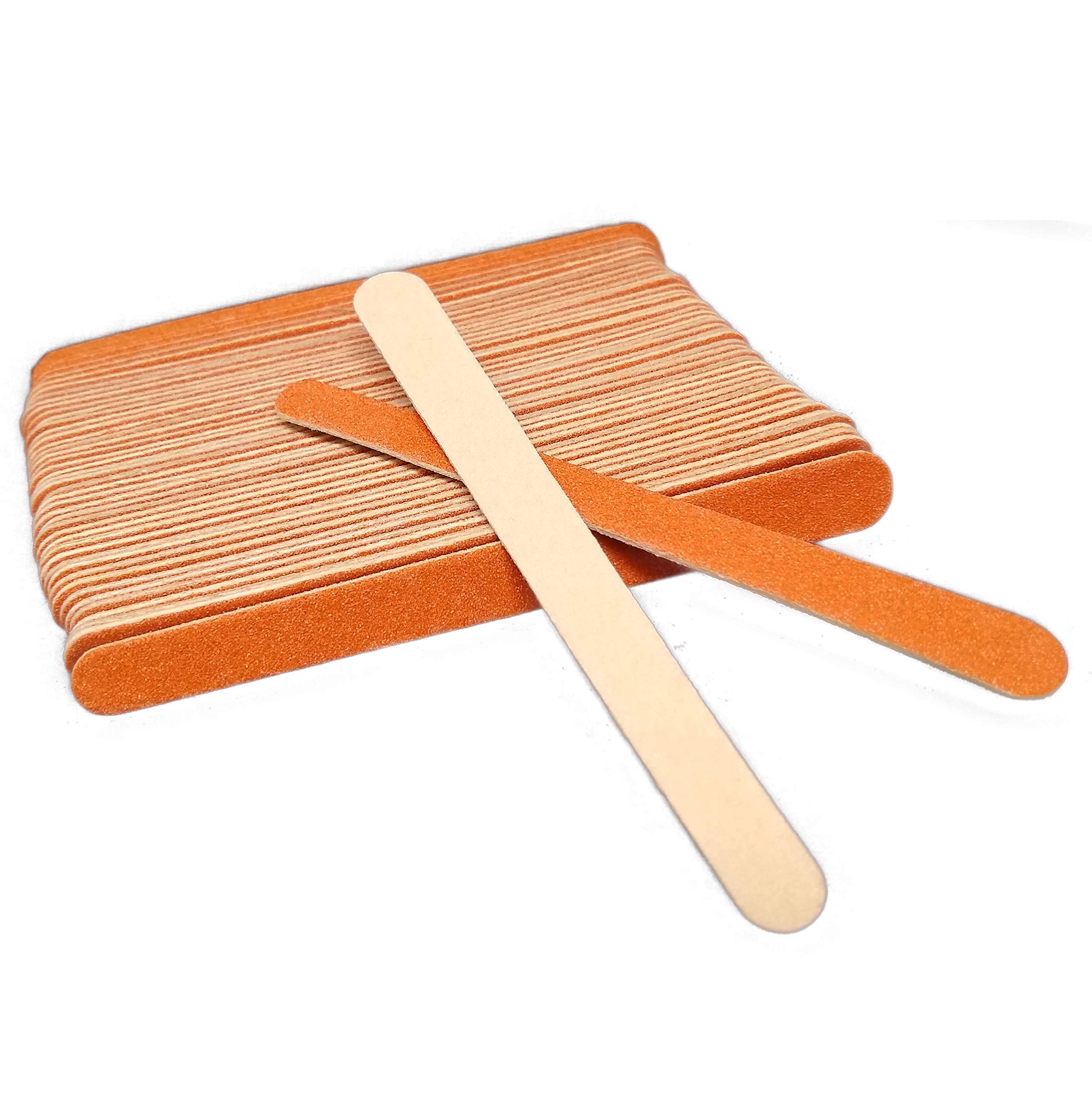 Vakly Professional Nail Files [144 Pack] Emery Boards - Dual Sided 180 Grit Nail Buffering File - Compact Reusable Double Sided Tool for Manicure & Pedicure Shaping & Smoothing Finger and Toenails