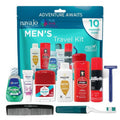 Handy Solutions Men's Travel Kit - 10 Piece Resealable Set for Easy Organization