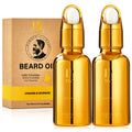 Beard Oil for Black Men: All Natural Beard Growth Oil w/Jojoba, Cedar & Avocado for Thicker, Softer & Fuller Beards – Deeply Nourishes and Hydrates Throughout the Day (0.84 Fl Oz (Pack of 2))