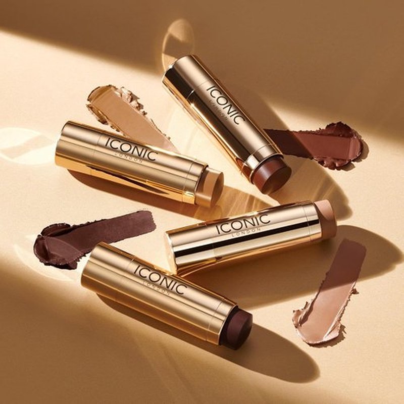 ICONIC LONDON Shape and Shade Sculpting Stick - Mega-Blurring Creamy Formula for Silky Finish, 0.21 oz.
