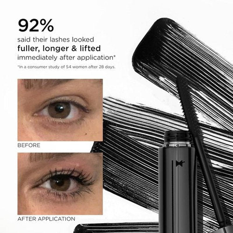 Perricone MD No Makeup Mascara - 2-in-1 Lash Treatment & Makeup - Cruelty-Free, Vegan, Black - Double-Sided Brush for Volume & Length