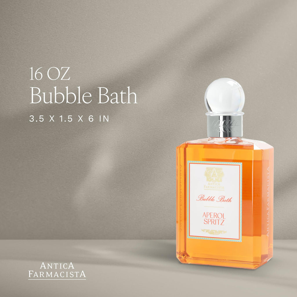 Antica Farmacista Bubble Bath - Relaxing Foam Bath with Honey, Jojoba Oil & Aloe Vera - Luxury Gift for Any Occasion - Acqua, 16 fl oz