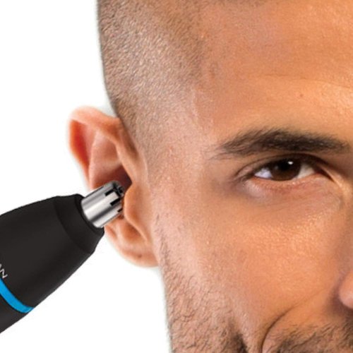 Remington Nose & Ear Trimmer - CleanBoost Technology for Precision Grooming | Blue