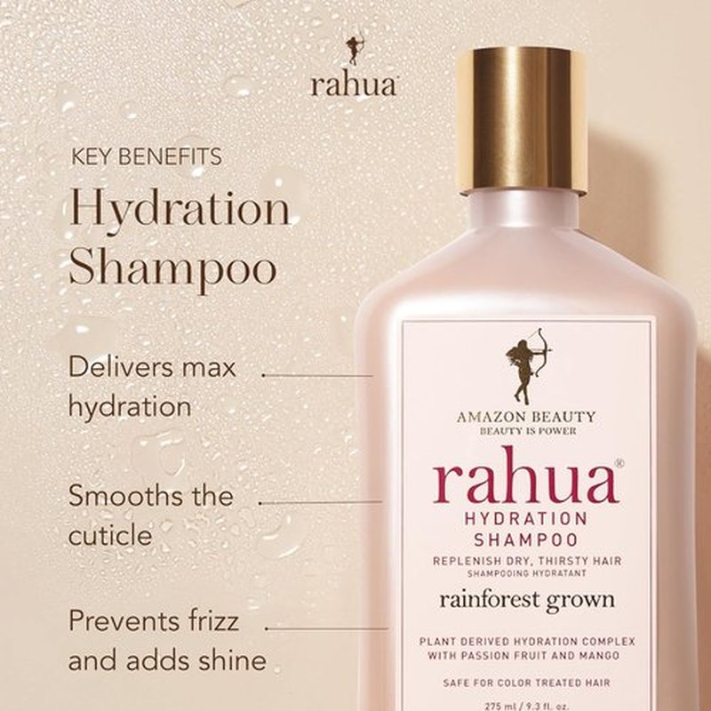 Rahua Hydration Shampoo - Vegan Moisturizing Formula for Dry, Damaged Hair | Tropical Passion Fruit & Mango Scent