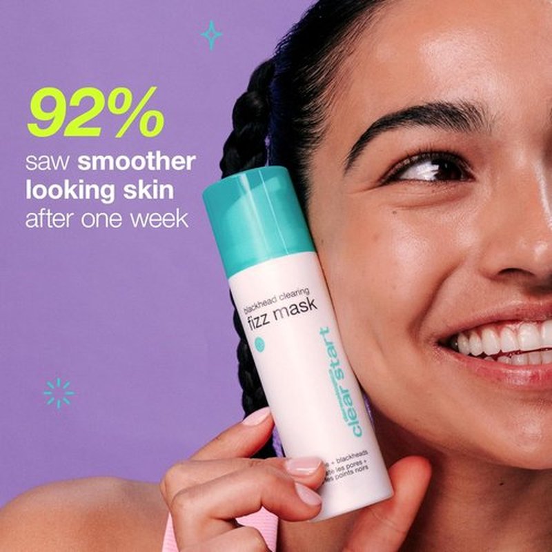 Dermalogica Clear Start Blackhead Clearing Fizz Mask - Purifying Pore Cleanser with Kaolin Clay & Sulfur (1.7 Fl Oz)