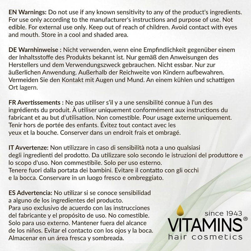 VITAMINS Keratin Hair Mask - Deep Conditioner for Dry, Damaged Hair with Biotin & Collagen - 13.5 Fl Oz