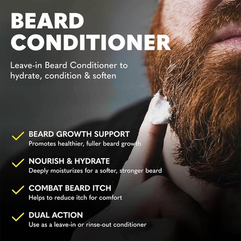 Beard Club Beard Wash & Conditioner Set - Hydrating Shampoo & Leave-In Conditioner for Men | Grooming Gift Kit
