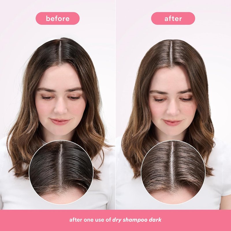 VERB Dry Shampoo Dark - Refreshing Spray to Absorb Oils & Extend Styles - Vegan, Paraben-Free Formula