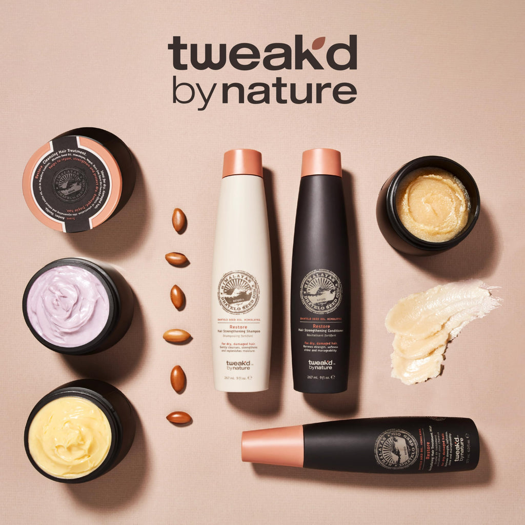 Tweak’d by Nature - Restore All-Purpose Rescue Cream for Dry Skin, Moisturizing 5-in-1 Formula Replaces AM, PM, Eye Cream, Hydrating Body Lotion for Women, and Primer, Fragrance Free (5.25oz)