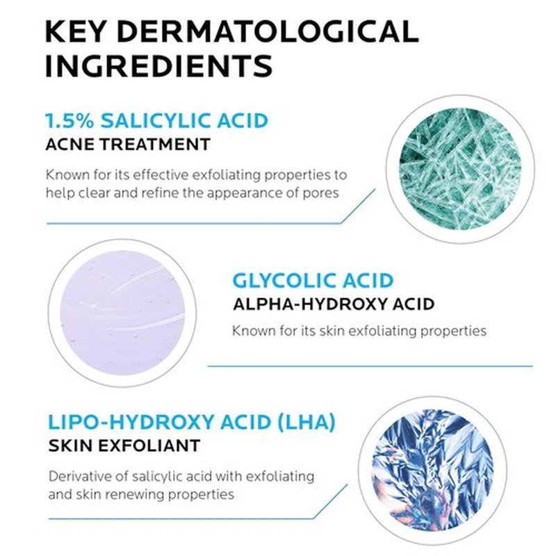 La Roche-Posay Effaclar Acne Serum - 1.5% Salicylic Acid Treatment with Glycolic Acid & Niacinamide