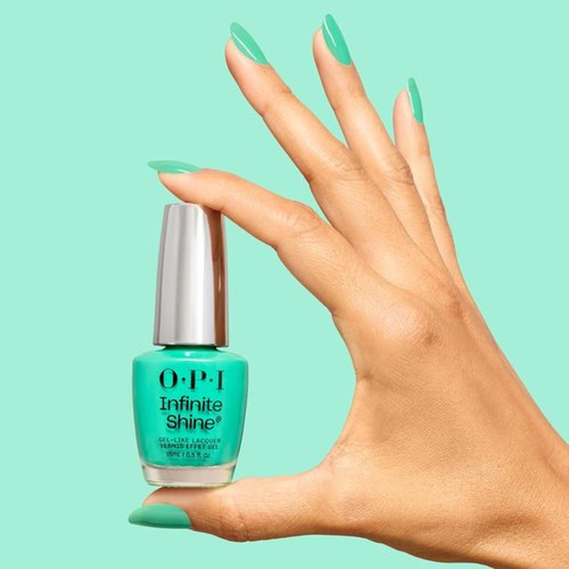 OPI Infinite Shine Nail Polish - Soft Icy Seafoam Teal Crème | Long-Lasting Color | Summer 2026 Collection
