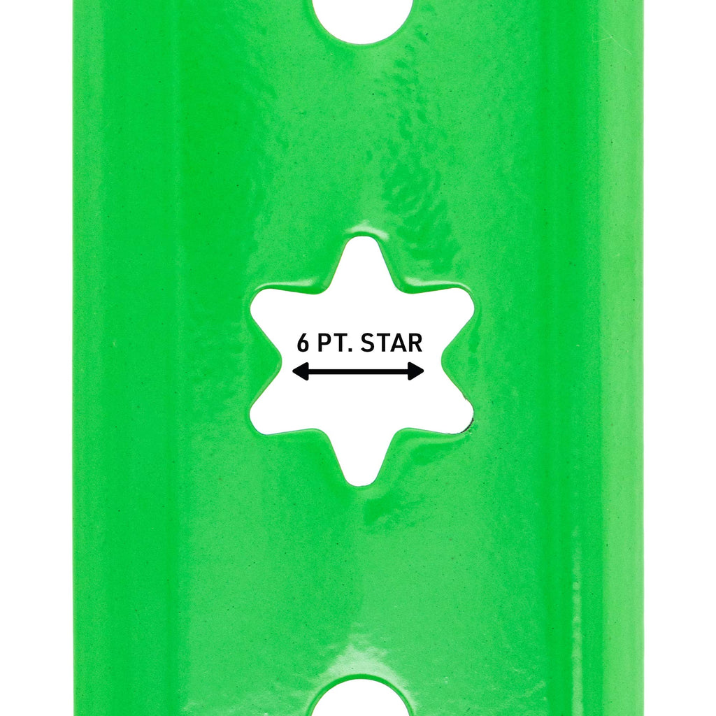 8TEN LawnRAZOR Mower Blade for MTD Cub Cadet 942-05052A High-Lift 3-Pack
