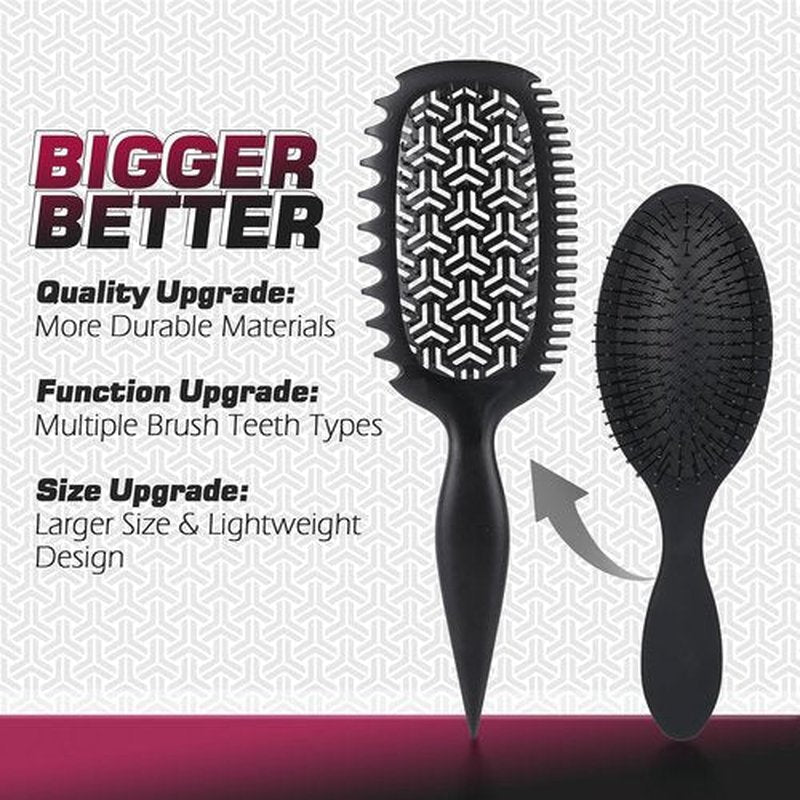 Candy Brush Curl Defining Vented Hair Brush - Effortless Detangling & Styling for All Hair Types