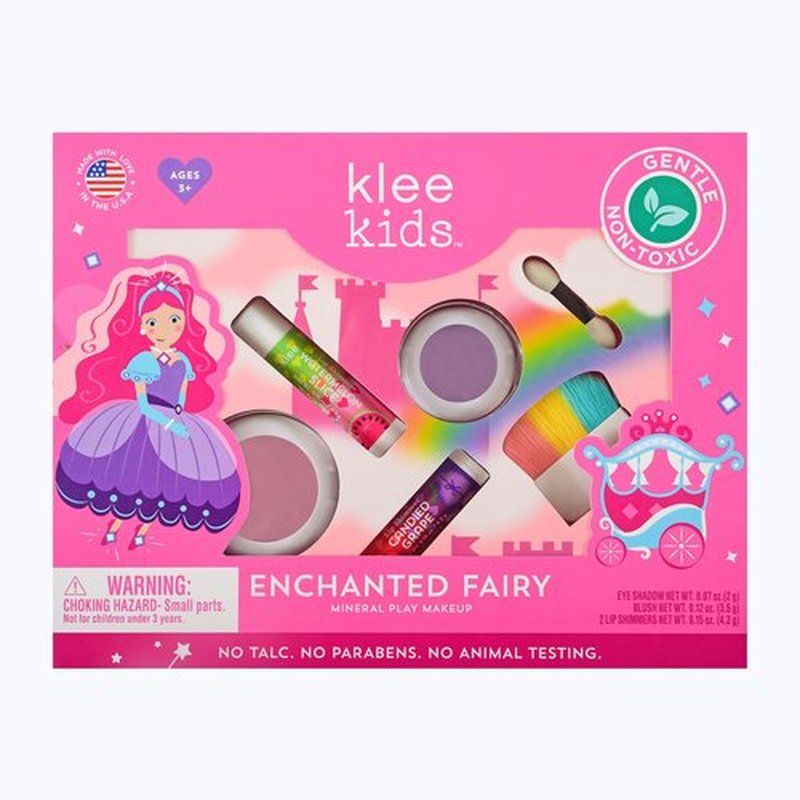 Luna Star Klee Kids Makeup Kit. Gentle and Non-Toxic. Kid-Friendly. Made in USA. (Enchanted Fairy)