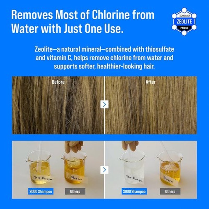 SOOO Swim Shampoo - Chlorine Removal Formula for Swimmers | Refreshing Citrus Scent, 16.9 fl. oz.