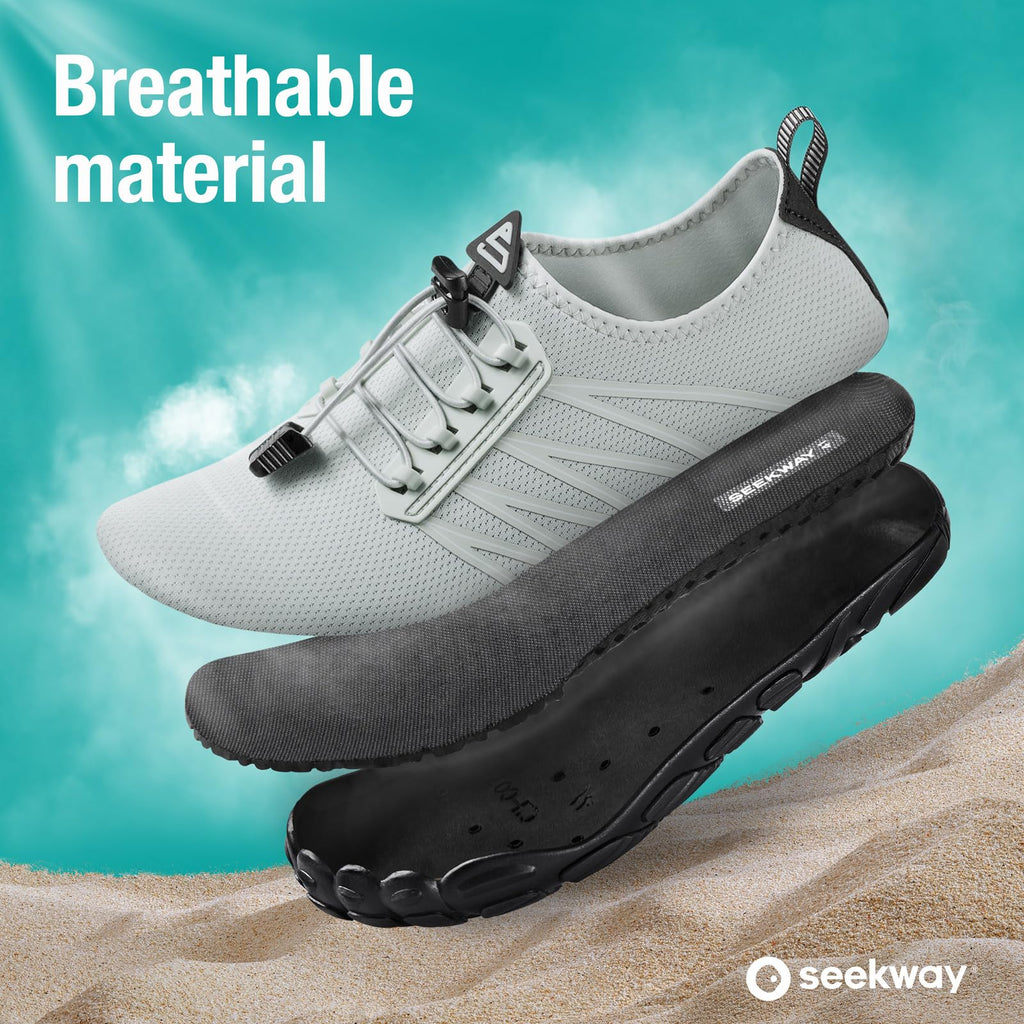 SEEKWAY Water Shoes for Women Adult Quick-Dry Aqua Sock Barefoot Men for Beach Swim River Pool Lake Hiking Kayaking Surfing