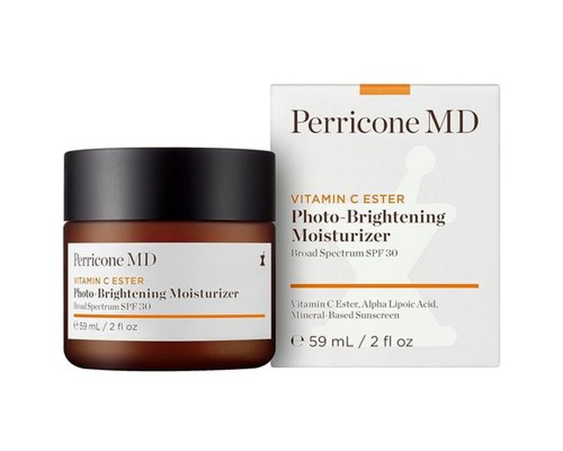 Perricone MD Photo-Brightening Moisturizer - Anti-Aging SPF 30 Cream with Vitamin C Ester | Oil-Free, Lightweight, 2 fl oz