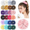 Hair Scrunchies Birthday Gifts for Women: 24Pcs Silk Satin Scrunchies for Women's Hair Stocking Stuffers for Women Adults Girls Elastic Hairs Ties No Damage Hairs Bands Womens Birthday Gifts for Mom