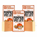 Duke Cannon Supply Co. Pumpkin Spice Latte Bar Soap 3-Pack – Limited Edition 10 oz Big Brick, Masculine Fall Scent, Exfoliating Body Soap for Men