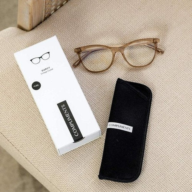 DIFF Ava Reading Glasses - Oversized Blue Light Blocking Readers | Lightweight Designer Frames