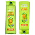 Garnier Fructis Sleek & Shine Shampoo & Conditioner Set - Frizz Control with Plant Keratin & Argan Oil | 22 Fl Oz & 21 Fl Oz