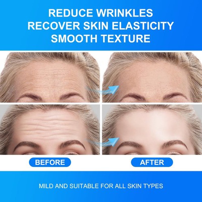 Auteek Forehead Wrinkle Patches Overnight 20pcs with Collagen & Seaweed Polysaccharides, Anti Wrinkle Patches for Smooth Fine Lines & Wrinkles, jelly forehead patches Treatment for Skin Care