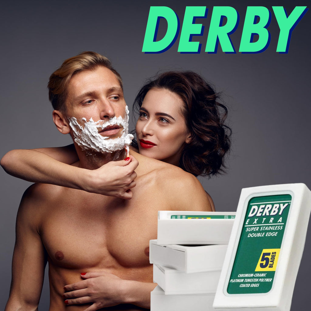 400 "Derby Extra Professional" Double Edge Razor Blades for straight razor (400)