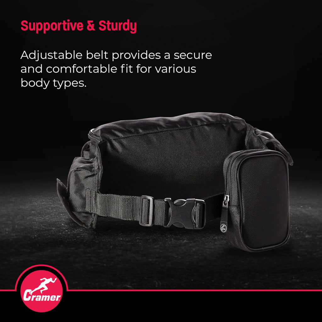 Cramer Deluxe Fanny Pack for Athletic Trainers, Lightweight With Quick Access Pockets, Empty, Waist Bag With Quick Access Pockets,Carries Essential Supplies, Including Tape and Scissors, 1 Count