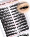 Cat Eye Lash Clusters With Spikes Manga Eyelash Clusters Wispy Cluster Eyelash Extensions C-Curly Left&Right Lash Clusters Anime Individual Lashes Pre-Mapped DIY Lash Extensions 10-18MM by Zegaine