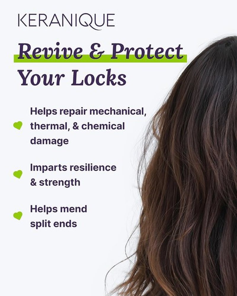 Keranique Damage Control Shampoo - Intense Repair for Thinning Hair with Keratin & Biotin | 4.5 Fl Oz