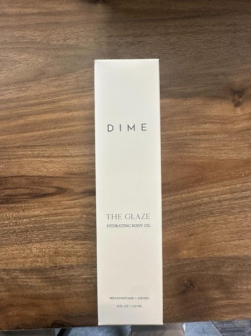 DIME Beauty Glaze Body Oil - Fast-Absorbing, Non-Greasy Hydrating Oil with Argan & Jojoba | 4 oz / 120 ml