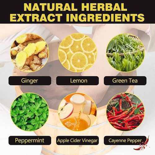 25Pcs Herbal Detox Cleansing Foot Soak Beads, Herbal Detox and Shaping Foot soak Beads Body Detox Foot Soak Natural Herbal Foot Massage Beads, Relaxing and Soothing Experience for Men and Women