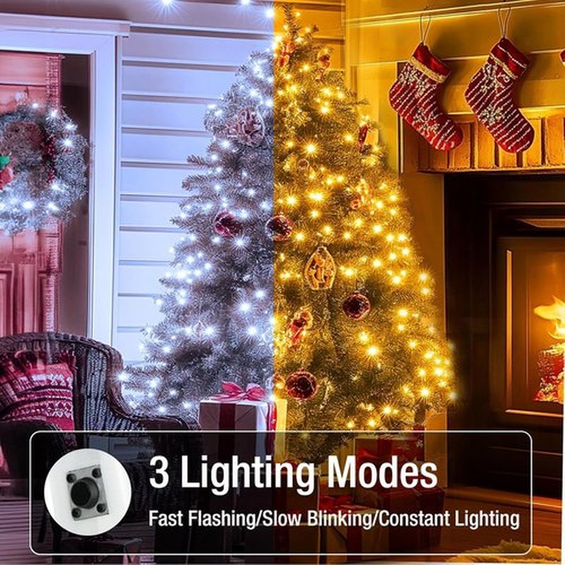 Skiennix 20 Pack Fairy Lights - 7ft Battery Operated LED Twinkle String Lights | Waterproof for Mason Jars & Weddings - Warm & Cold White