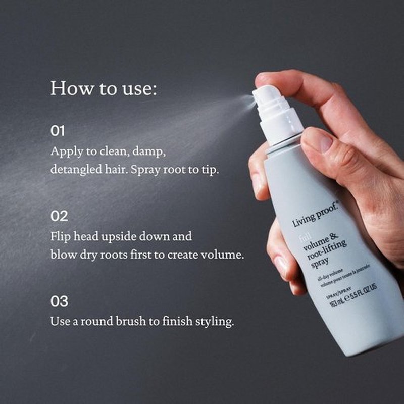 Living Proof Full Volume Root-Lifting Spray - Boosts Hair Volume & Lift | 8 oz