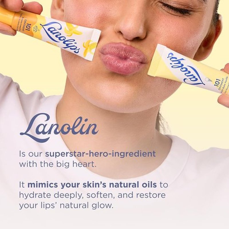 Lanolin 101 Multipurpose Ointment - Healing Lip Balm & Skin Moisturizer - Banana Cream Pie (0.35 oz)