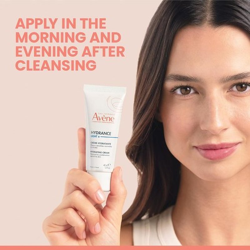 Avène Hydrance Light Hydrating Cream - Daily Non-Comedogenic Face Moisturizer, 1.69 oz
