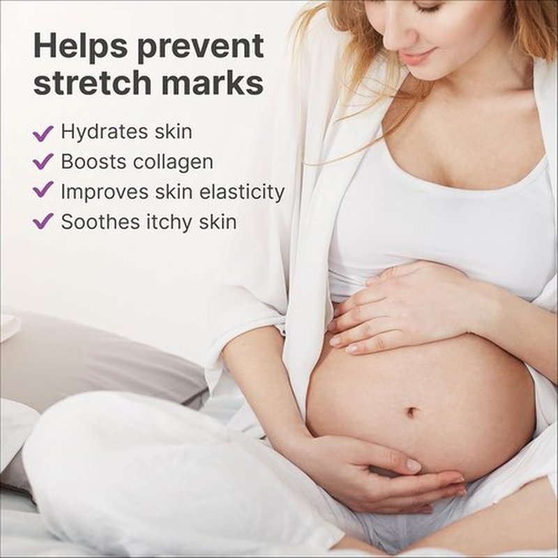 TriLASTIN Stretch Mark Cream | Hydrating Pregnancy Belly Lotion - Paraben Free, Shea Butter & Vitamin E - 4 oz, 2 Pack