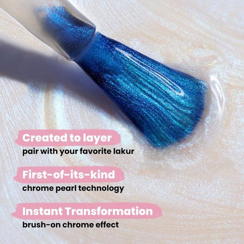 LONDONTOWN Chrome Glaze Nail Polish - Long-Lasting Color & Shine | 0.4 oz