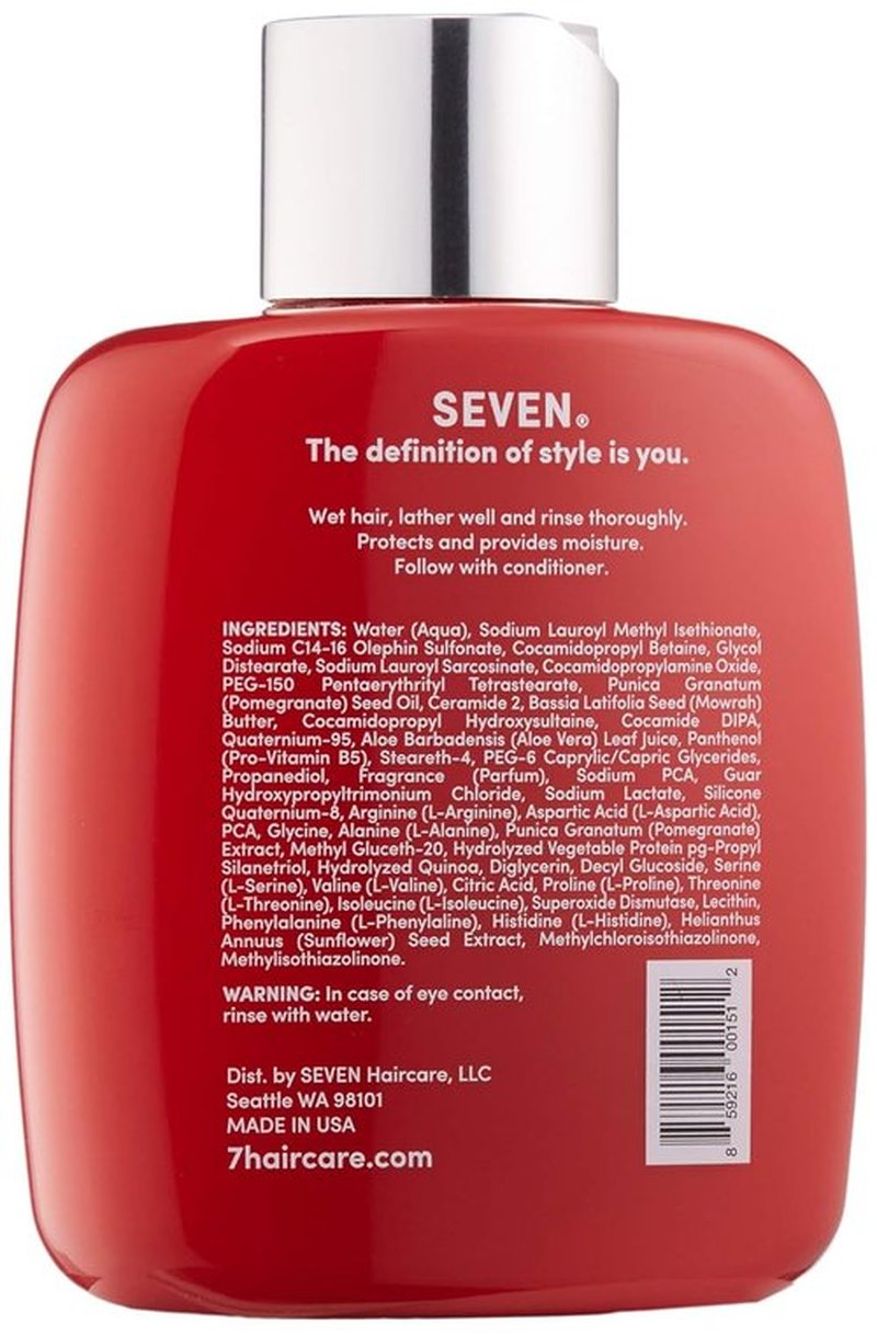 SEVEN Rinzu Color Shampoo - Sulfate-Free Hair Care for Color-Treated Hair | Moisturizes & Strengthens with Aloe & Vitamin B5