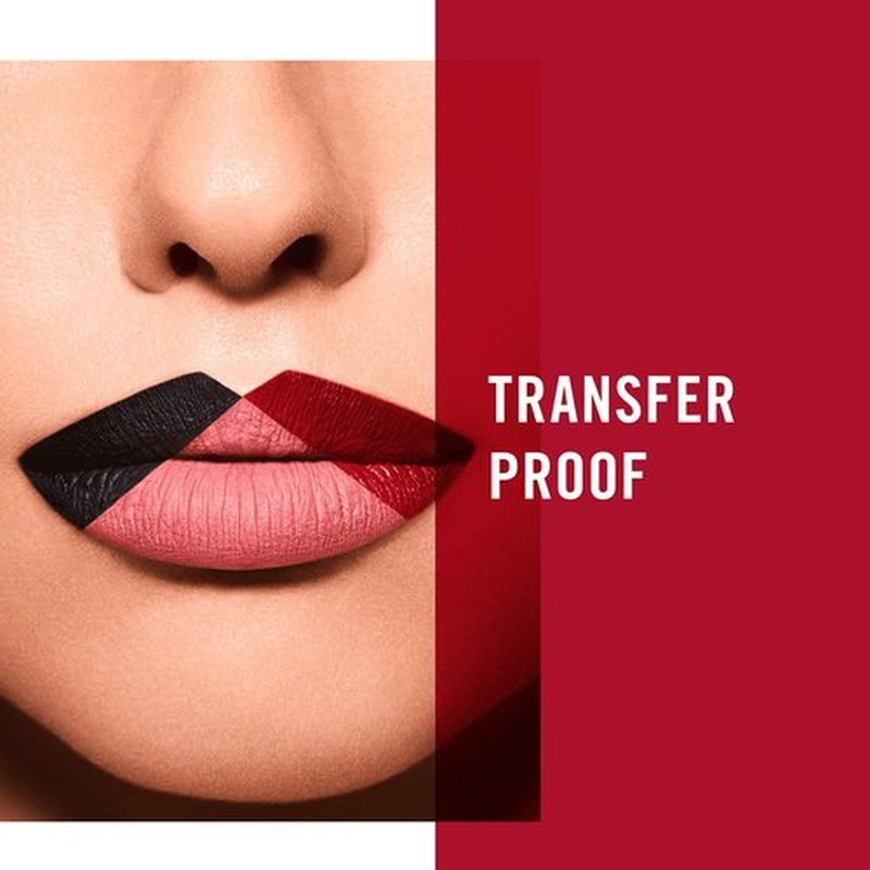 Rimmel London Provocalips 16hr Kiss-Proof Lip Color - Two-Step Liquid Lipstick to Lock in Color and Shine - 550 Play With Fire, .14 fl.oz. (Pack of 2)