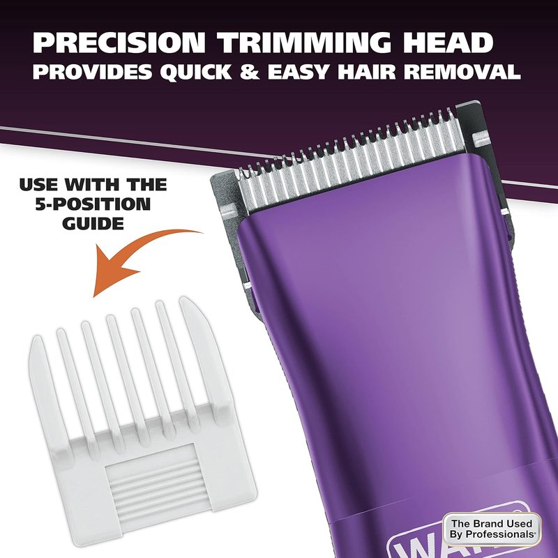 Wahl Pure Confidence Rechargeable Electric Trimmer & Shaver - Smooth Shaving for Face, Underarms & Bikini Areas | Model 9865-100