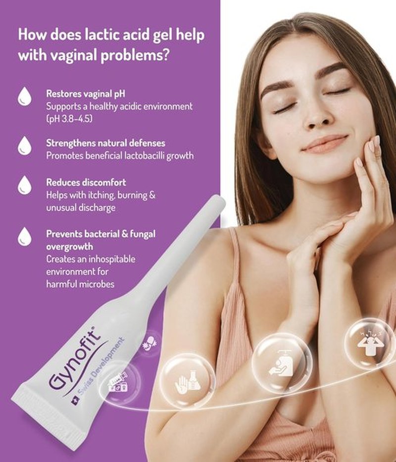 Gynofit Vaginal Health Bundle - pH-Balancing Cleansing Lotion & Lactic Acid Gel (12 Count) | Gynecologist Recommended Daily Wash & Moisturizer