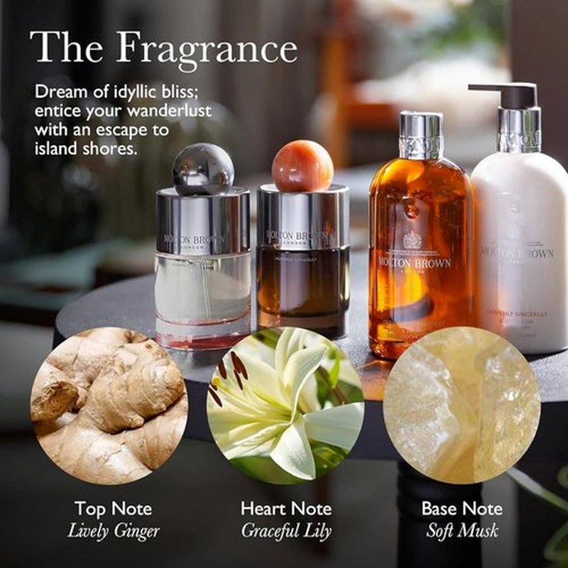 Molton Brown Heavenly Gingerlily | Luxurious Infinite Bottle for Long-Lasting Fragrance