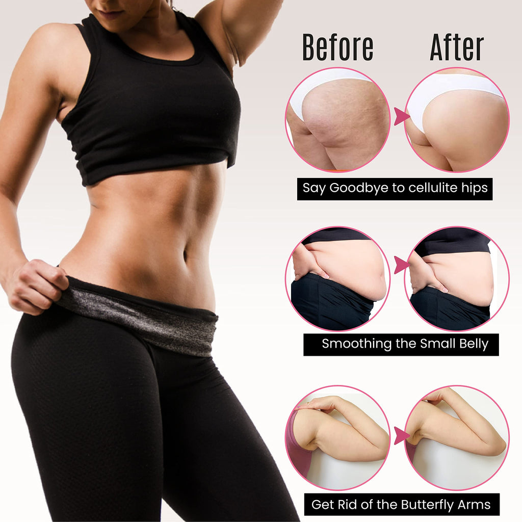 Dermaxgen Slimming Cream for Tummy, Belly & Waist Firming - 100% Natural Anti Cellulite Cream with Organic Ingredients - Natural Formula for Body Firming & Shaping - 2 FL Oz