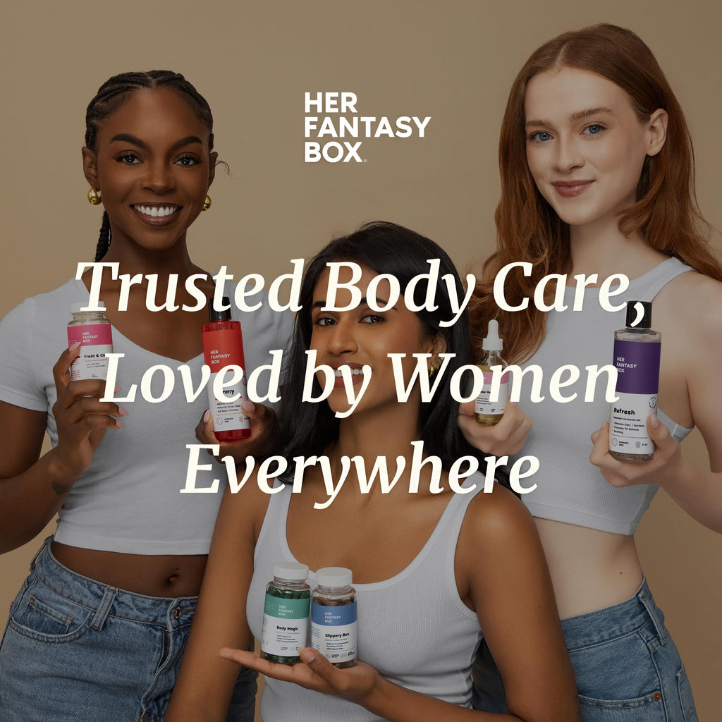 Her Fantasy Box | Healthy Box | Vaginal Probiotics for Women – Prebiotics + Advanced Lactobacillus Blend – Supports Natural Hormonal Balance – Feminine Health Support with Cranberry & D-Mannose