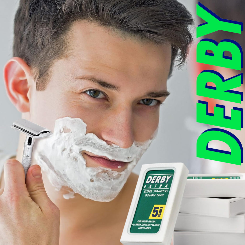 400 "Derby Extra Professional" Double Edge Razor Blades for straight razor (400)