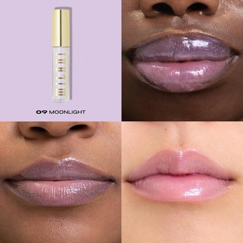 Milani Lip Gloss - Keep It Full Nourishing Lip Plumper with Hyaluronic Acid | Moonlight 0.13 Fl. Oz.