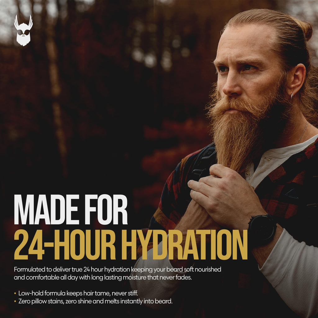 The Beard Struggle Warrior’s Beard Butter Viking Storm - Silver Collection - Handcrafted with Non-Greasy Low-Hold Formula, Luxurious Cologne-Grade Fragrances - 50g / 1.76 US. oz. Warrior-Glass Jar