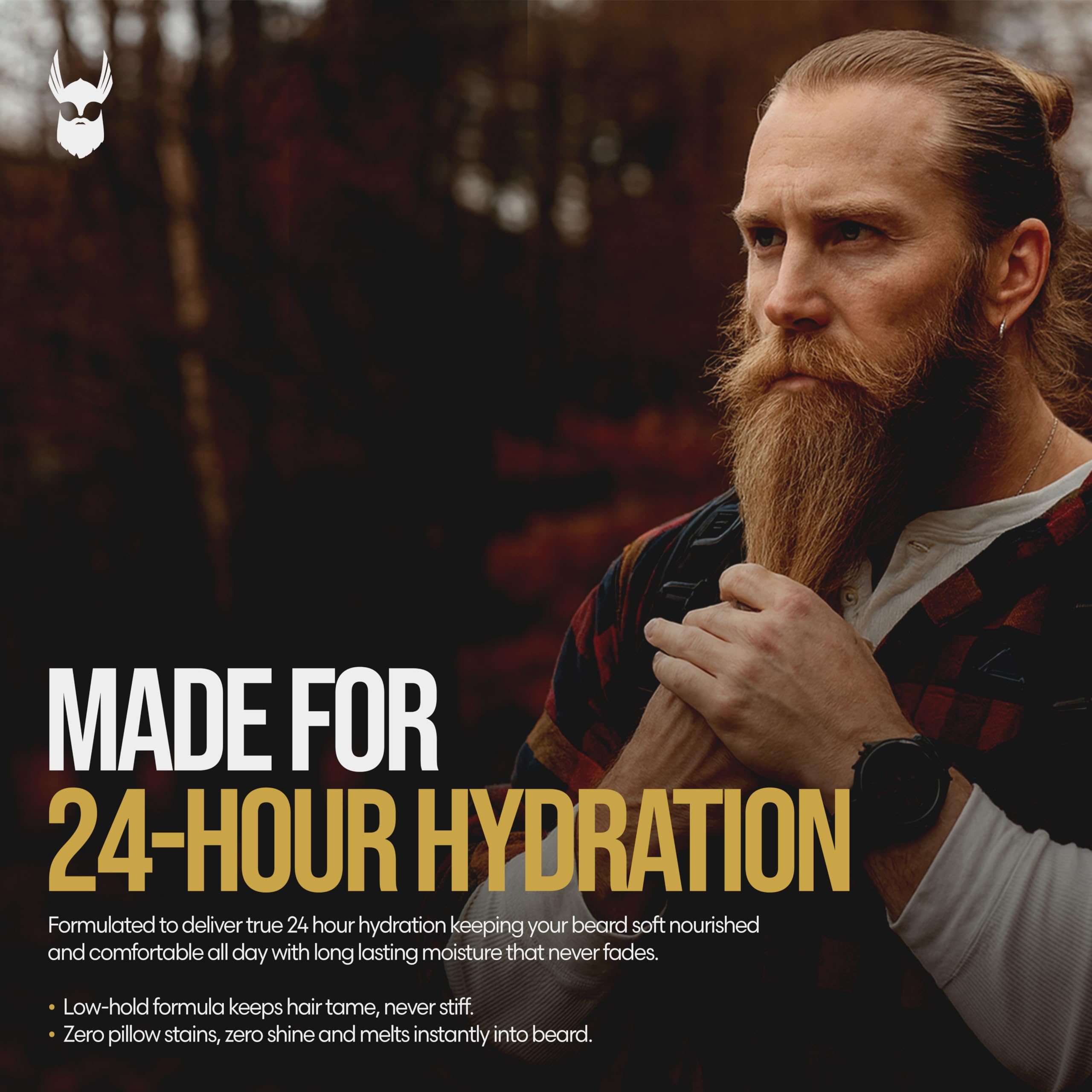 The Beard Struggle Warrior’s Beard Butter Viking Storm - Silver Collection - Handcrafted with Non-Greasy Low-Hold Formula, Luxurious Cologne-Grade Fragrances - 50g / 1.76 US. oz. Warrior-Glass Jar